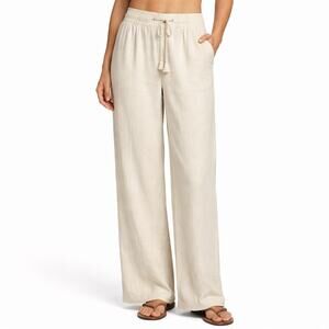 Loft Linen Pants Beige 2 Petite NWT